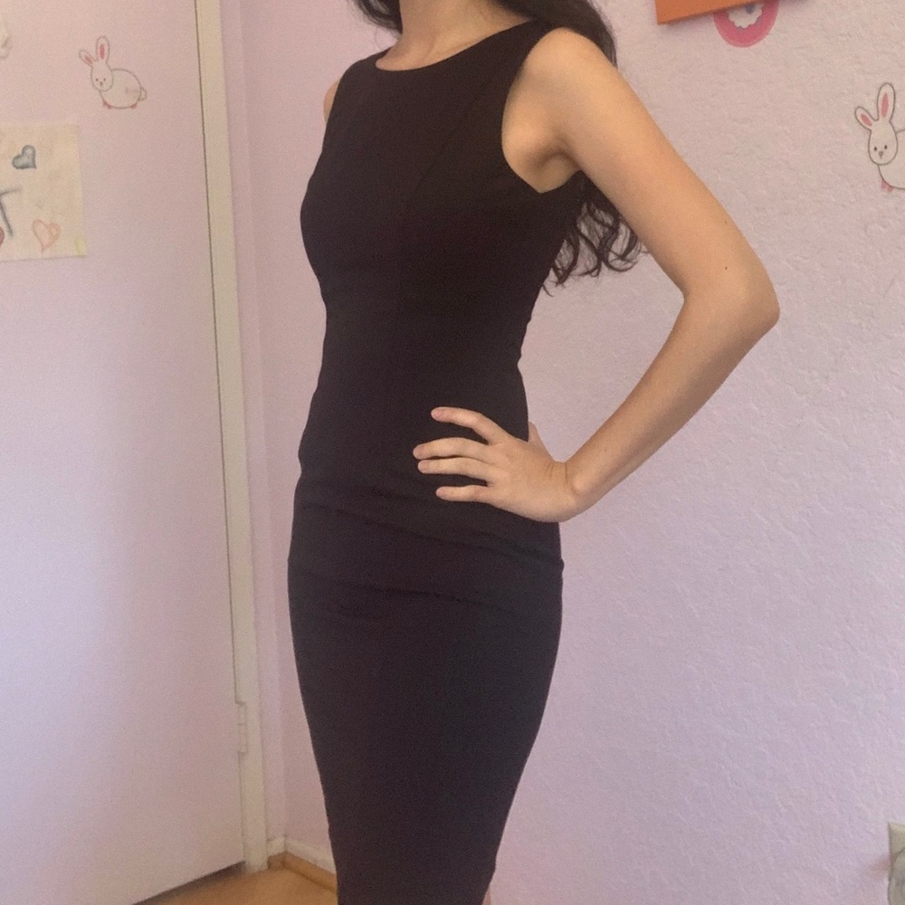 NWT H&M Black Shift Dress sz 2